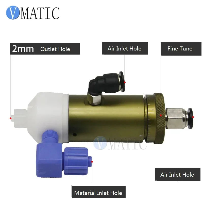 Precision Pneumatic Dispenser | Anaerobic Adhesive Valve with Diaphragm Control for Electronics & Automotive Fast Ship‌
