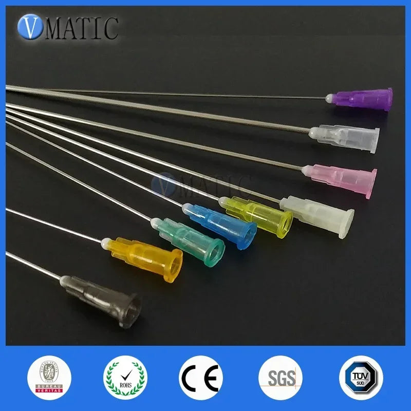 Free Shipping High Quality 100mm 10cm Tube Length Glue Fluid Adhesive Oil Ink Dispensing Blunt Needle