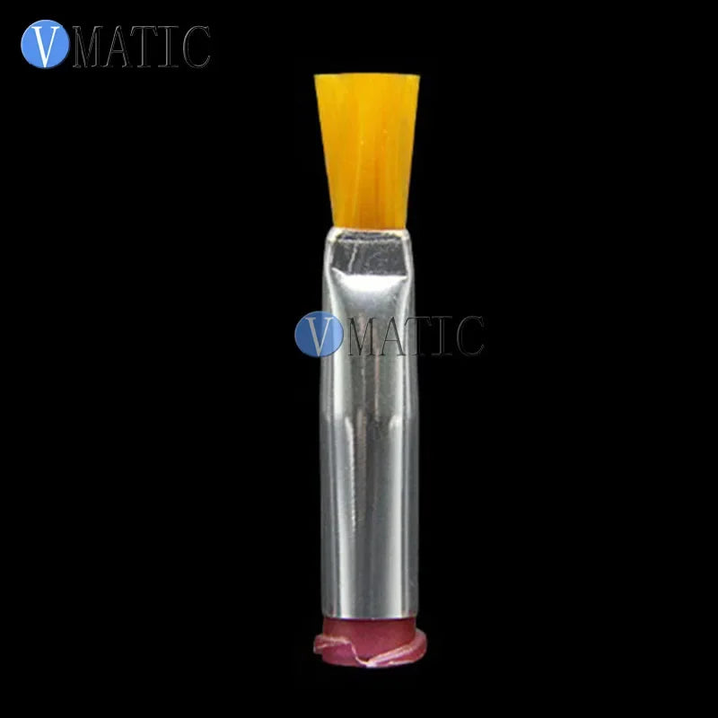Free Shipping 14G-27G Flat 4mm Liquid Glue Dispensing Needle Hard Brush x 10pcs