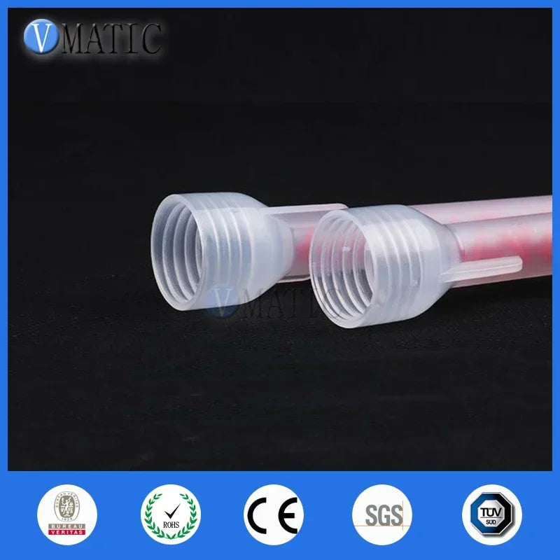 ‌100PCS Static Mixer Nozzles for 200-600ml Dual Ratio 1:1 & 2:1 High-Flow Dispensing Tips Epoxy, Polyurethane Silicone Adhesives
