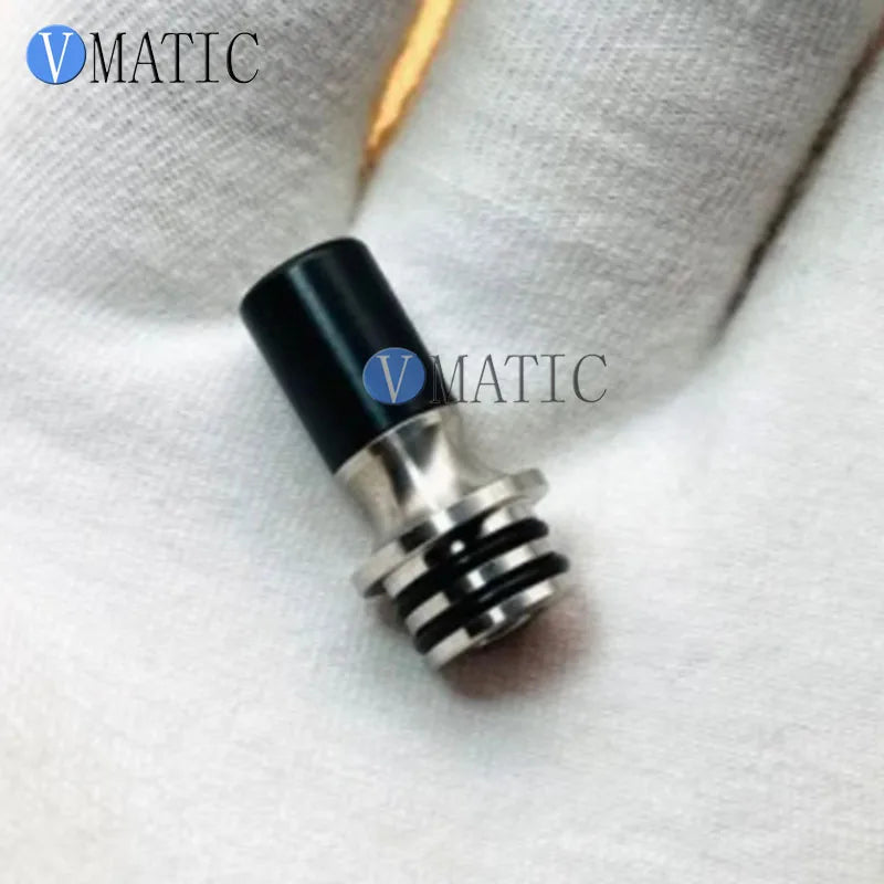 510 Drip Tip Stainless Steel & POM Detachable Mouthpiece for Vape Atomizer - [Color/Style]
