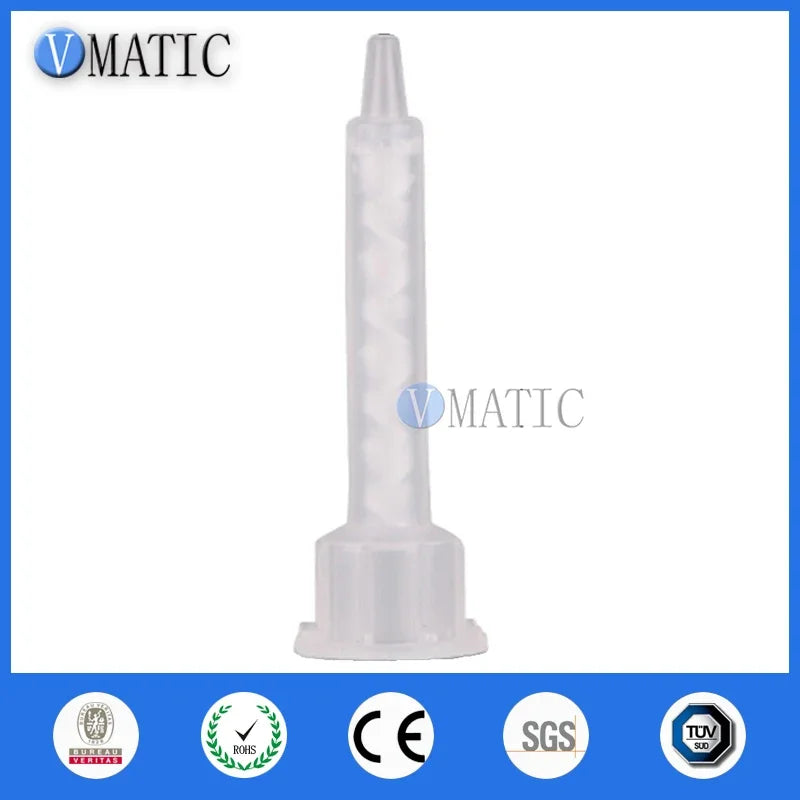 Free Shipping Resin Static Mixer Round 3.0-8 Mixing Nozzles For Duo Pack Epoxies (White Core)