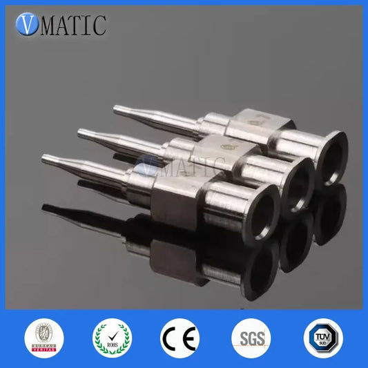 Free Shipping 26.5mm Long ID 0.7mm OD 1.05mm Extended Luer Lock MUSASHI Stainless Steel Dispense Needle
