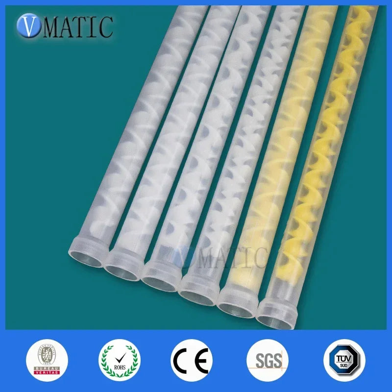 Free Shipping Plastic Resin Static Mixer Ms13-36 Mixing Nozzles For Duo Pack Epoxies (Yellow Core)