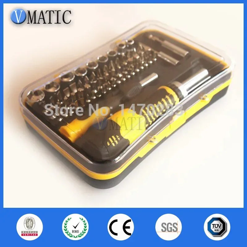 ‌65-Piece Chrome Vanadium Ratchet Set | Magnetic Socket Kit for Electronics Repair & Car Maintenance