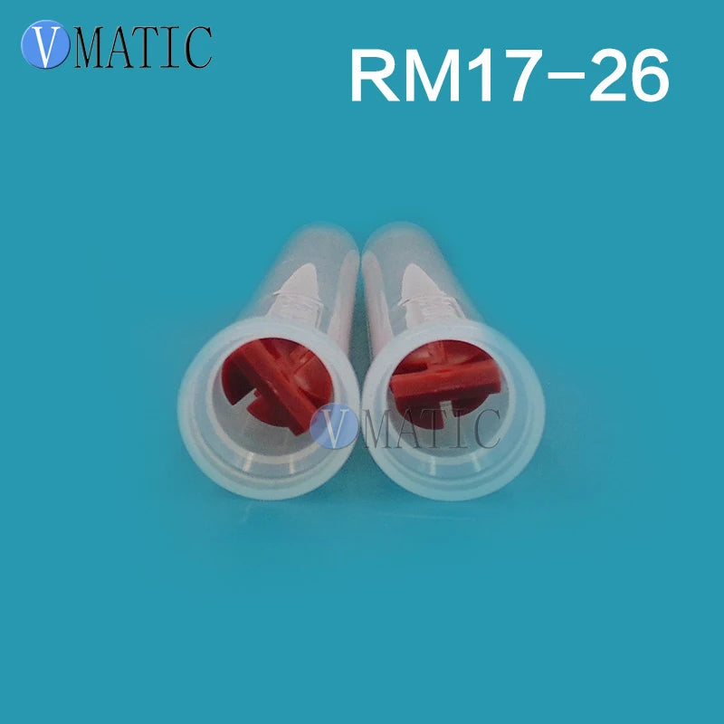 Free Shipping Plastic High Quality 5Pcs Resin Static Mixer MR17-26 Mixing Nozzles For Duo Pack Epoxies