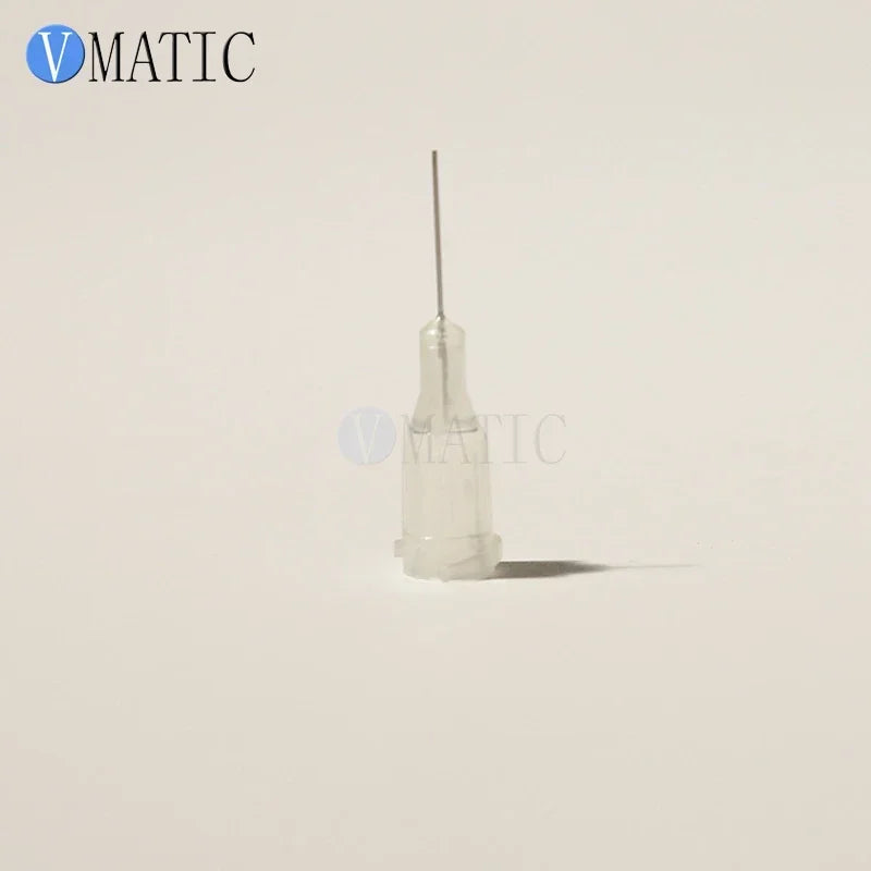 Free Shipping 100Pcs 0.5'' 27G Luer Lock Glue Dispensing Needle Tip 1/2 Inch