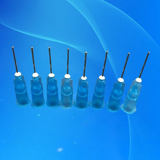 100Pcs 23G 0.5'' (1/2 Inch) High Quality Metal Glue Dispensing Needles - Syringe Pinhead for Dispenser Machine