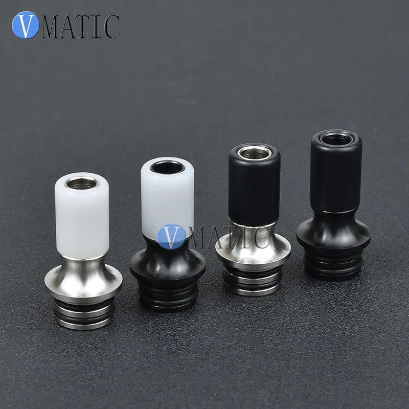 510 Drip Tip Stainless Steel & POM Detachable Mouthpiece for Vape Atomizer - [Color/Style]