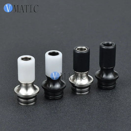 510 Drip Tip Stainless Steel & POM Detachable Mouthpiece for Vape Atomizer - [Color/Style]