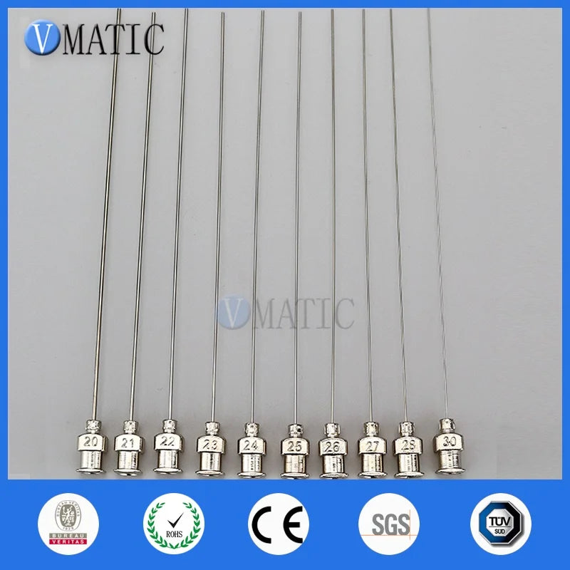 Free Shipping 10 Pcs 8 - 30G Tube Length 10cm 100mm Ce Approved Glue Fluid Liquid Dispensing Needle