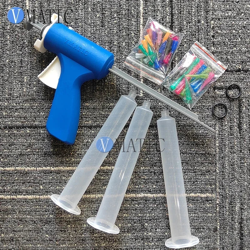‌5-55ml Manual Caulk Gun | VMATIC Ergonomic Glue Dispenser for Construction & Crafts | 4 Sizes Syringe Cartridge Fast Shipping‌