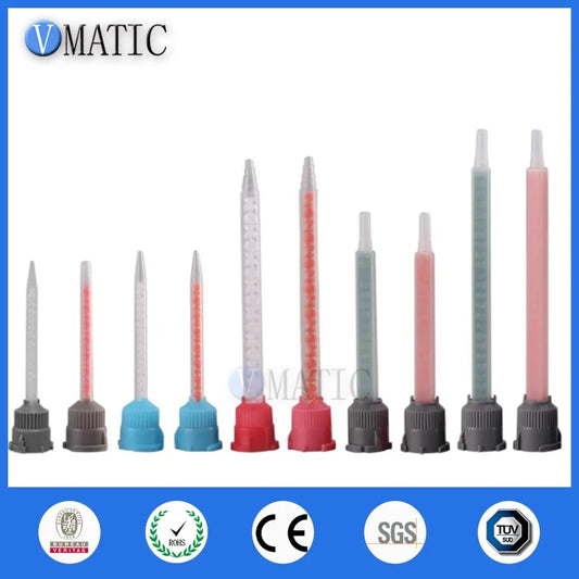 Free Shipping MB Series 1:1 10: 1 Ratio Mixed Nozzle Spiral Tube Core Double Liquid Bell Mouth Static Mixture Mixer