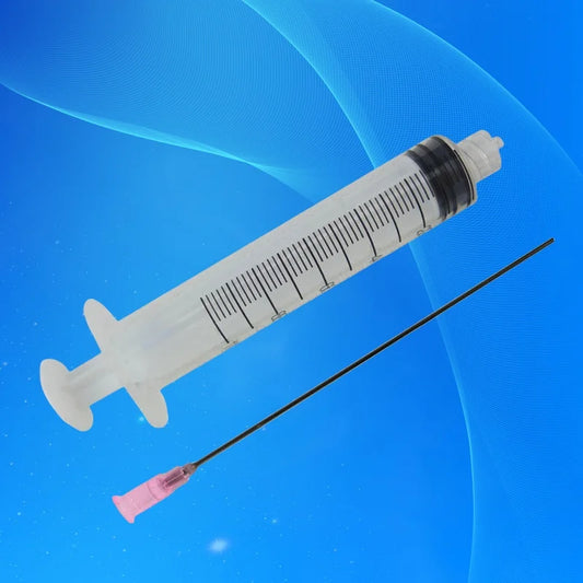 Free Shipping 18G 10cm Tubing Length Needles With 10ml/10cc Luer Lock Dispensing Syringes