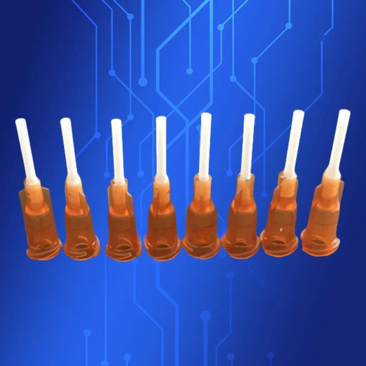‌15G PP Flexible Dispensing Needles 1/2" | 100Pcs Non-Conductive for Epoxy/Silicone Free Shipping‌