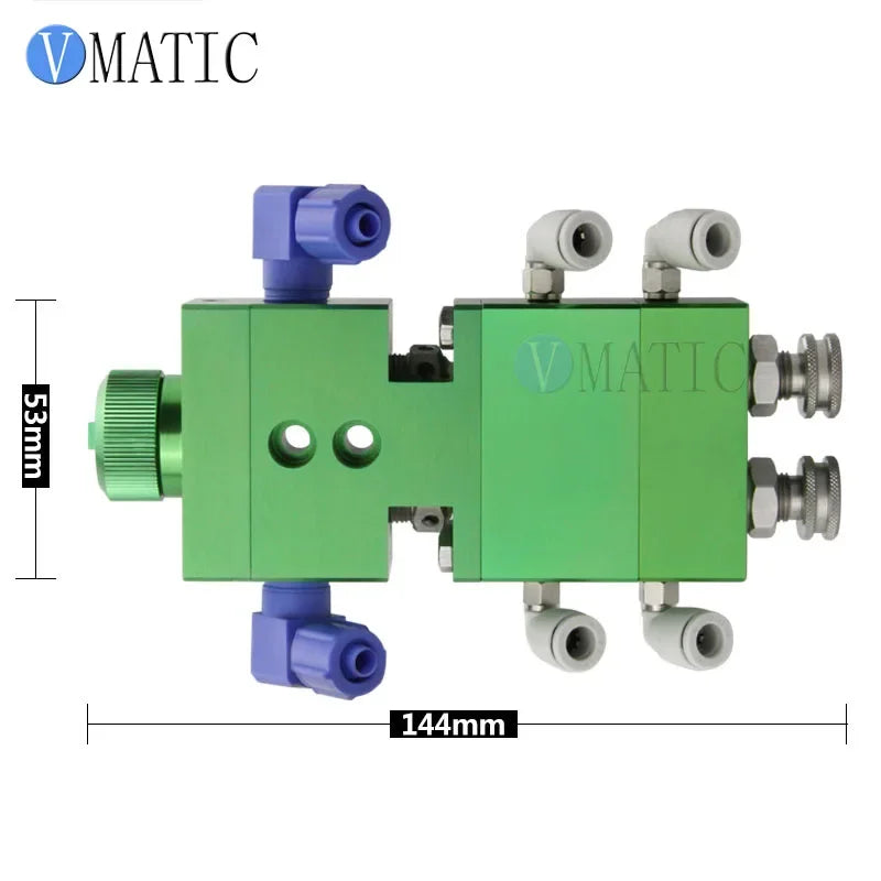 Free Shipping Quality Stainless Steel High Hydraulic Manual Glue Dispensing AB Adhesive Valve