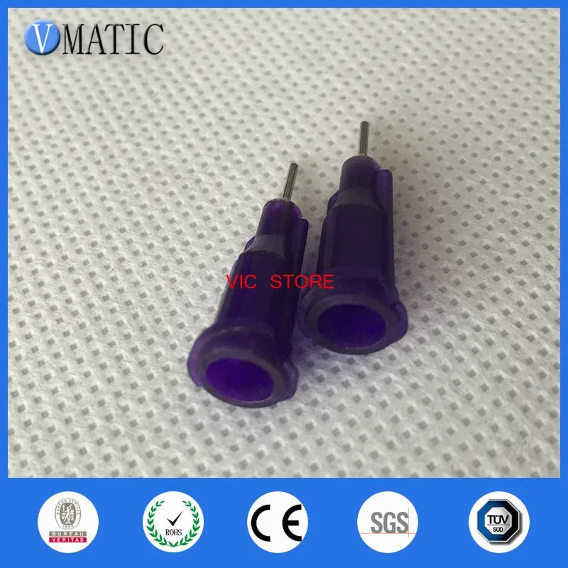 Free Shipping Quality Assurance 100pcs/lot 21G 1/4 Inch Stainless Steel Tip Dispensing Screw Needles Syringe Needle Tips