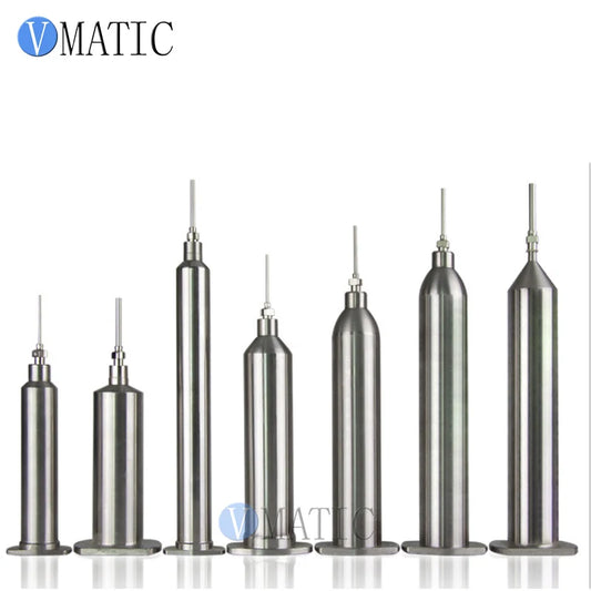 Free Shipping Japanese Style Stainless Steel Air Pressure SUS Pneumatic Syringe Barrel 10cc/ml 20cc/ml 30cc/ml 40cc/ml 50cc/ml