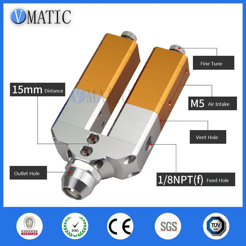 Free Shipping Big Flow Cylinder AB Glue Adhesive Liquid Suck Back Glue Dispensing Valve Gun