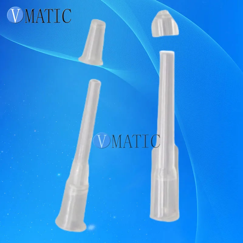 Free Shipping 10-27G Plastic Luer Lock Dispensing Tips | Tapered Cone Assortment for Glue & Adhesives