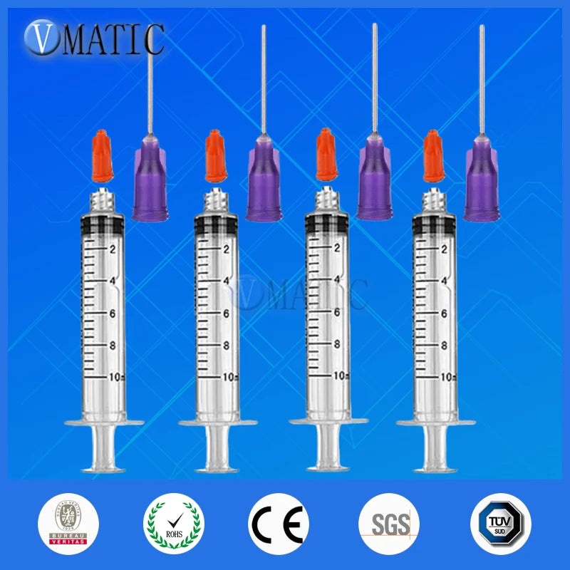 Free Shipping High Precision S.S. Dispensing Tip With Pp Safety Lock Hub 1'' Tube Length 21G Glue Dispenser Syringe Needles