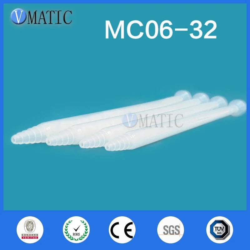 Free Shipping High Quality Resin Static Mixer MC06-32 Mixing Nozzles For Duo Pack Epoxies (White Core)