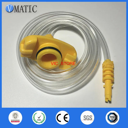 Free Shipping High Quality 10cc 10ml Glue Dispensing Needle Tip Pneumatic Syringe Barrel Adapter