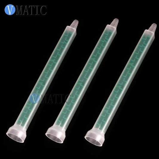 High Quality 10pcs Resin Static Mixer MC08-32 Mixing Nozzles for Duo Pack Epoxies Green Color