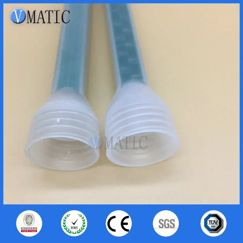 Free Shipping 5Pcs Resin Static Mixer MF06-24 Mixing Nozzles Screw Mouth Silicone Plastic Mixing Tube Nozzle