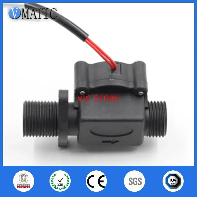 High Quality G1/2" Fuel Meter Gps Differential VC678 Electronic Reed Sensor Plastic Magnetic Water Flow Switch