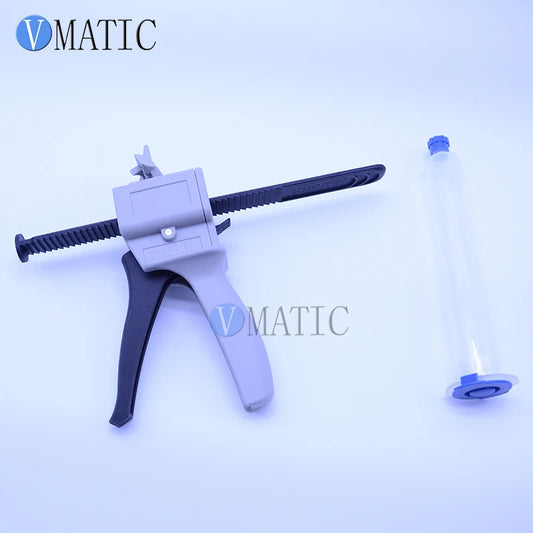 Free Shipping Dental Equipment Impression Mixing Dispenser Dispensing Gun 55cc Caulking 55ml Dentist Products With Cartridge