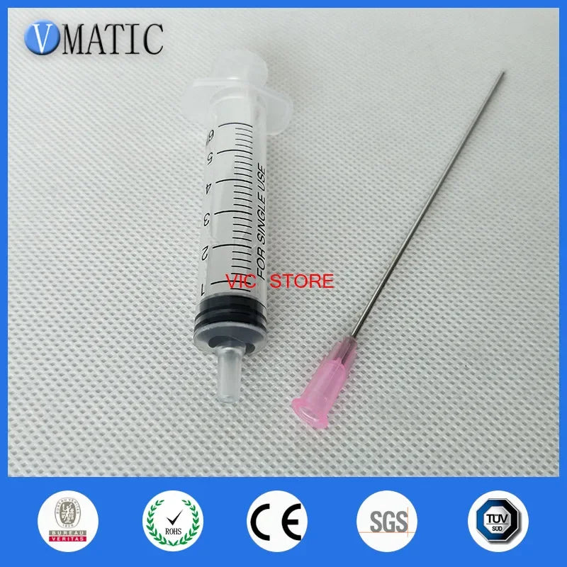 Free Shipping Quality 18G Blunt Tip Needle 10cm For Liquid Dispenser Adhesive Glue Ink Refilling 100mm Length Dispensing Needles