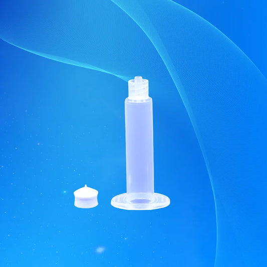 ‌5ml Air-Powered Syringe Kit | Clear Industrial Dispenser for High-Viscosity Resin/Adhesive (Durable Piston + Pressure Gauge Por
