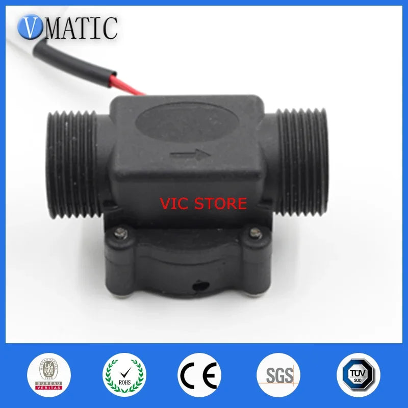 Free Shipping VC678-1 Black Plastic Electronic Hot Automatic Sensor Toilet Flush Valve Toilets Magnetic Water Flow Switch