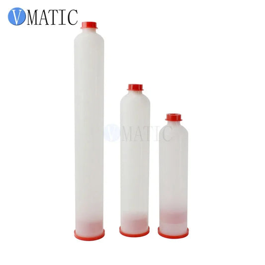 Free Shipping 6OZ Dispensing Syringe Include Piston, End Cover And Tip Cap Plastic Dispenser Cartridge
