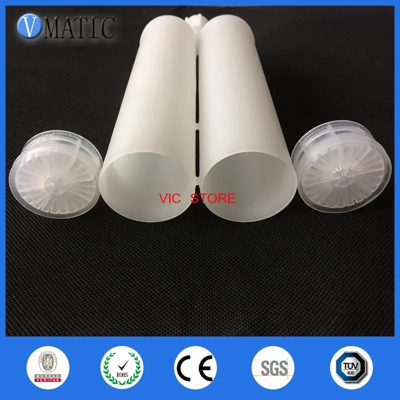 Free Shipping Quality Assurance Two Component Cartridge 1:1 For 400ml 400cc Plastic Dispensing Gun Cartridge