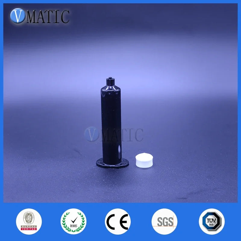Free Shipping 10cc/ml Glue Dispensing Pneumatic Syringe US Style Liquid Dispenser Syringe With Piston