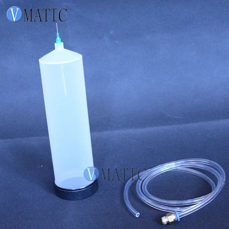 Free Shipping New Thickening Explosion-Proof 300cc Luer Lock Tip Dispenser Syringe Barrel With Adapter