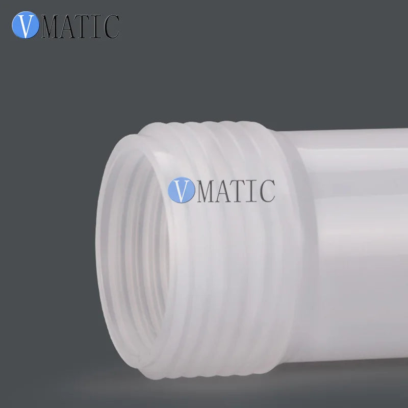High Quality Thickened Glue Dispensing Pneumatic Syringe Cartridge 300 Cc / Ml Helix Luer Lock Tip With Adapter