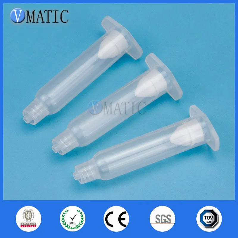 Free Shipping 5Cc/Ml Japan Type Transparent Glue Dispensing Pneumatic Syringe With Piston
