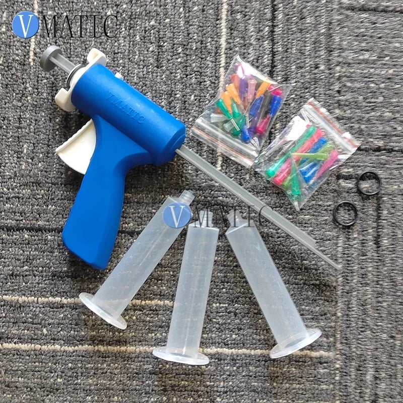 ‌5-55ml Manual Caulk Gun | VMATIC Ergonomic Glue Dispenser for Construction & Crafts | 4 Sizes Syringe Cartridge Fast Shipping‌