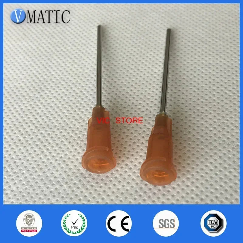 Precision Dispensing Nozzle Set 15Gx25mm ▶ 100PCS/Polybag 🚀 ≤0.02mm Tip Tolerance