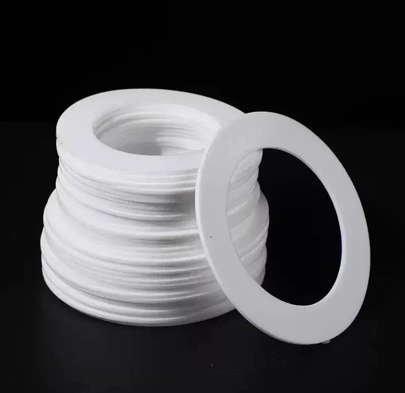 PTFE white gasket/green fluorine O-ring/
