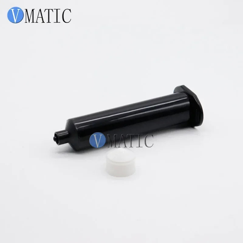 Free Shipping 10Pcs 30cc 30ml Glue Dispensing Black UV Syringe Us Style Adhesive Dispenser Pneumatic Syringe