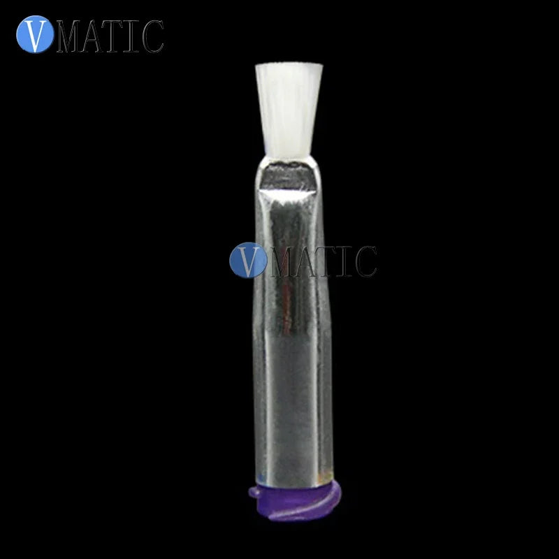 ‌10Pcs 18G-27G Luer Lock Dispensing Needle | 3mm Flat White Brush Tip / Electronics (Anti-Drip) Free Shipping‌