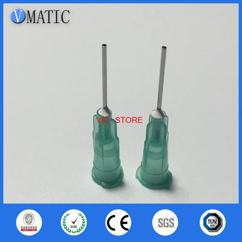 Free Shipping 21G High Quality Pinhead Syringe Needle 0.5'' Metal Pinhead Glue Dispensing Needle 1/2 Inch