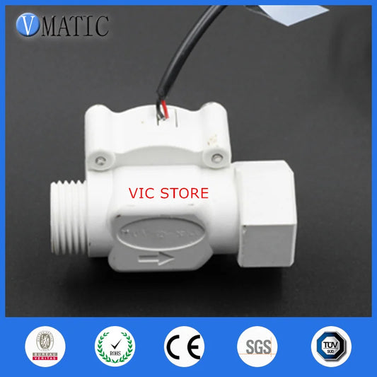 High Quality 10Pcs VC668-B White Color Automatic Plastic Magnetic Oil Signal Electronic Water Flow Switch Sensor