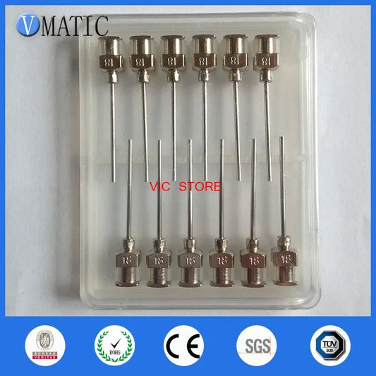‌12PCS 18G Industrial Blunt Needles | 1" Stainless Steel Tips for Electronics/DIY Free Shipping‌