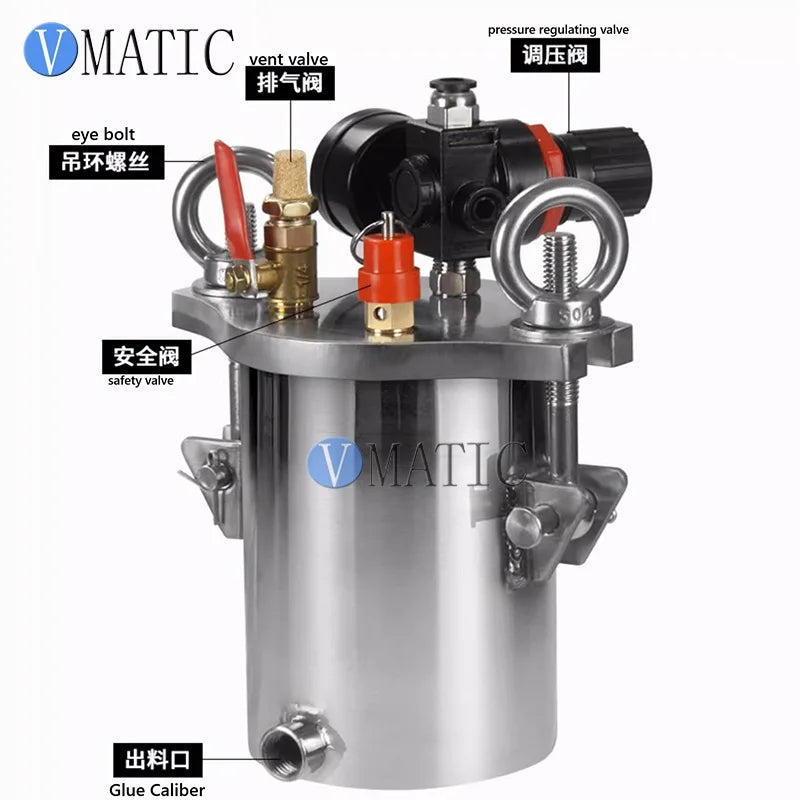 Free Shipping Glue Stainless Steel Pressure Tank With Factory Price