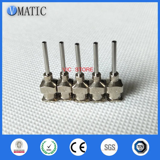 2023 High Precision 0.5'' 16G Stainless Steel Glue Dispensing Tip 12Pcs Liquid Dispenser Needles 1/2 Inch